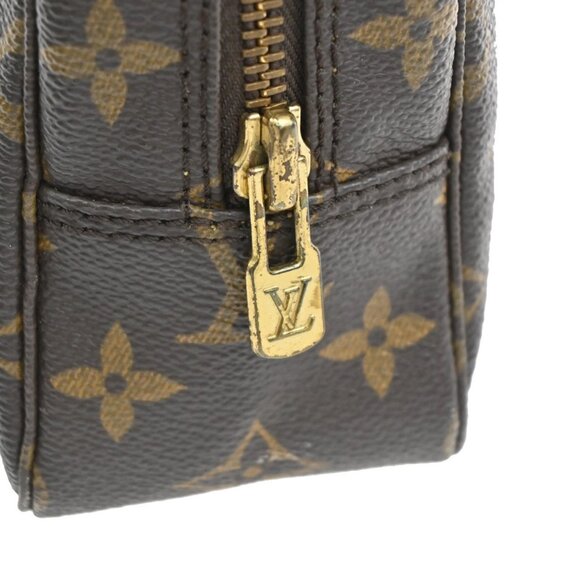 LOUIS VUITTON Trousse Toilette 23 Clutch Hand Bag Monogram Brown M47524 30YH342 - Picture 8 of 16